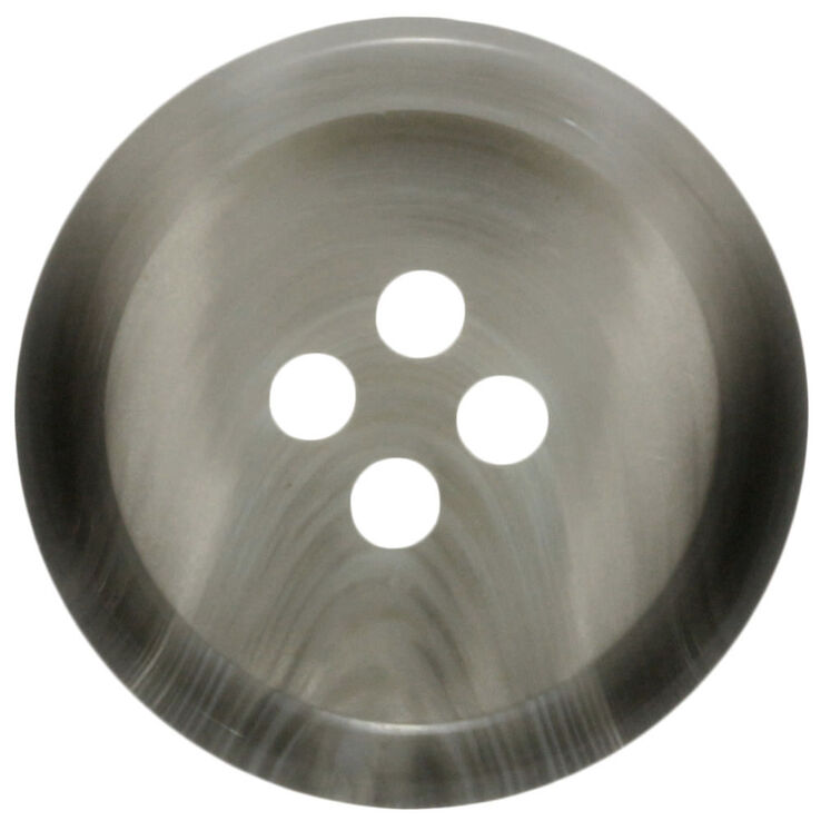 Union Knopf Dugme 4 rupe 23mm | 761-tamno siva prosarana