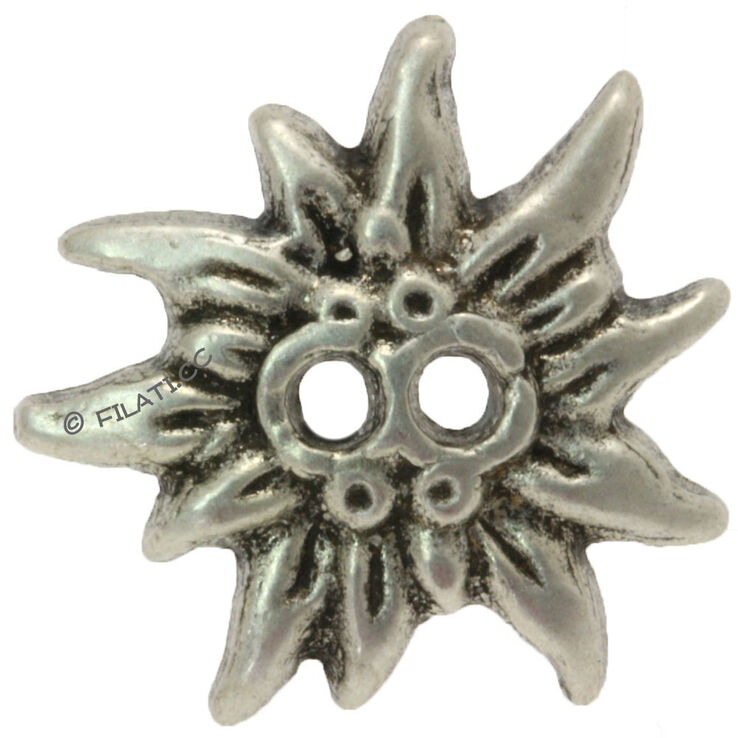 Union Knopf Dugme sa 2 rupe 20mm | 83-srebro