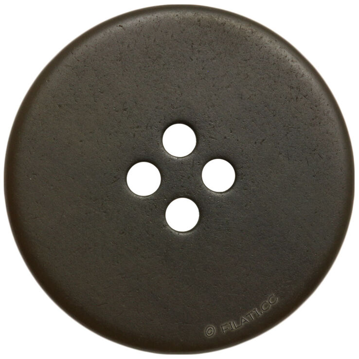 Union Knopf Dugme 4 rupe 20mm | 20-tamno smeđa