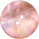 Union Knopf Sedefasto dugme sa 2 rupe 28mm | 46-roze