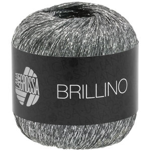 Lana Grossa BRILLINO | 06-siva/srebro
