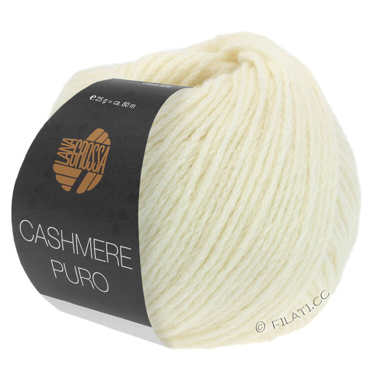 Lana Grossa CASHMERE PURO | 01-ecru