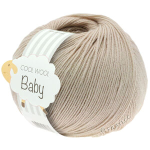 Lana Grossa COOL WOOL Baby Uni/Print 50g | 212-bež