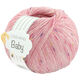 Lana Grossa COOL WOOL Baby Uni/Print 50g | 366-roze/blijedo ružičaste/roze/ljubičasta