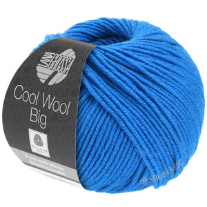 Lana Grossa COOL WOOL Big  Uni/Melange | 0992-Tinta plava
