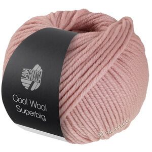 Lana Grossa COOL WOOL Superbig | 02-Stara ružičasta
