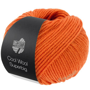 Lana Grossa COOL WOOL Superbig | 10-narančasta