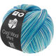 Lana Grossa COOL WOOL  Print | 844-tirkiz/svjetloplav/plavetnilo/ecru