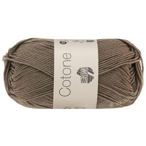 Lana Grossa COTONE | 030-sivo smeđa