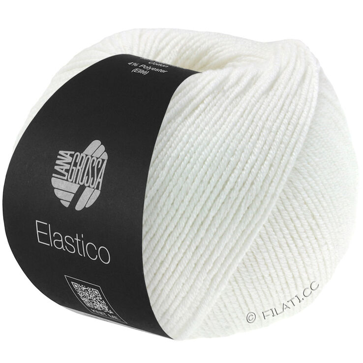 Lana Grossa ELASTICO | 001-bijela