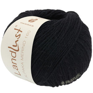 Lana Grossa LANDLUST Alpaka Merino 160 | 410-crna
