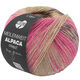 Lana Grossa MEILENWEIT 6-FACH 150g Alpaca Print | 1201-roze/roze/patlidžan/bež/senf/tamno smeđa