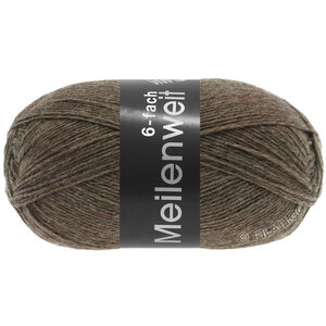 Lana Grossa MEILENWEIT 6-FACH 150g | 9103-tamno smeđa