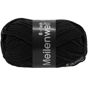 Lana Grossa MEILENWEIT 8-FACH 150g | 9558-crna