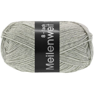 Lana Grossa MEILENWEIT 8-FACH 150g | 9564-svijetlo siva prosarana