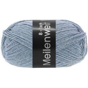 Lana Grossa MEILENWEIT 8-FACH 150g | 9659-sivo plava prosarana