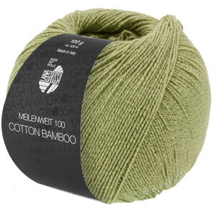 Lana Grossa MEILENWEIT 100g Cotton Bamboo | 39-lipa zeleno