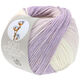 Lana Grossa SOFT COTTON Dégradé | 117-ecru/Nježno ljubičasta/jorgovan