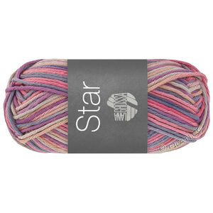 Lana Grossa STAR Print | 366-svijetlo siva/roze/ljubičasta/sivo plava/roza bež