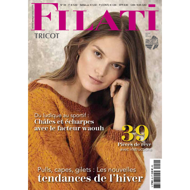 FILATI Tricot No. 19/59 - Magazin + instrukcije franzuski od Lana Grossa