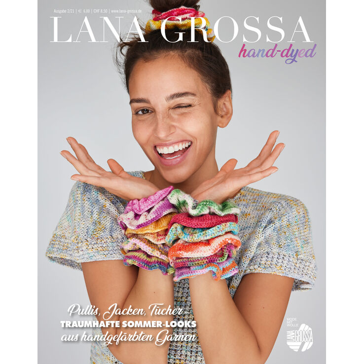 HAND-DYED No. 2 - Magazin njemacki + instrukcije franzuski od Lana Grossa