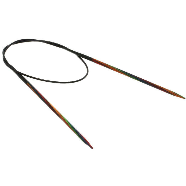 Lana Grossa Dizajn kružne igle za pletenje-drvo višebojna veličina 3,75/60 cm