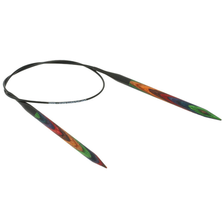 Lana Grossa Kružna igla za pletenje-drvo u više boja u boji 6,5/60cm