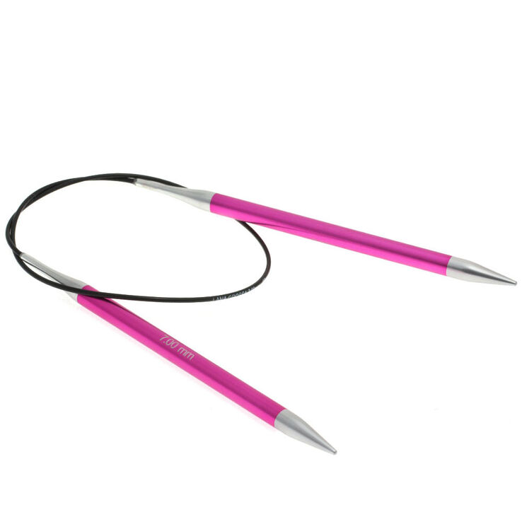 Lana Grossa Kružna igla aluminijska Rainbow St. 7,0/40 cm