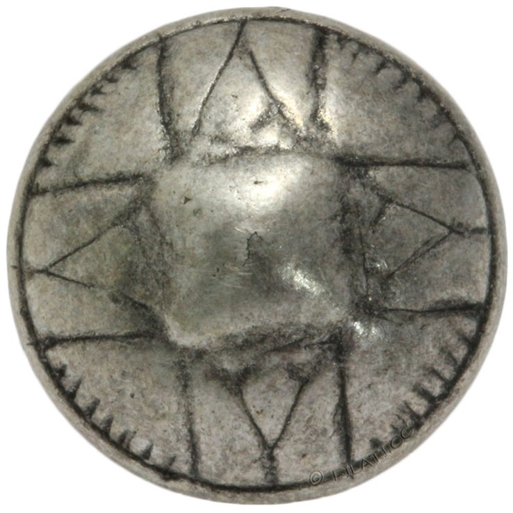 UNION KNOPF 452287/11mm | 83-Staro srebro