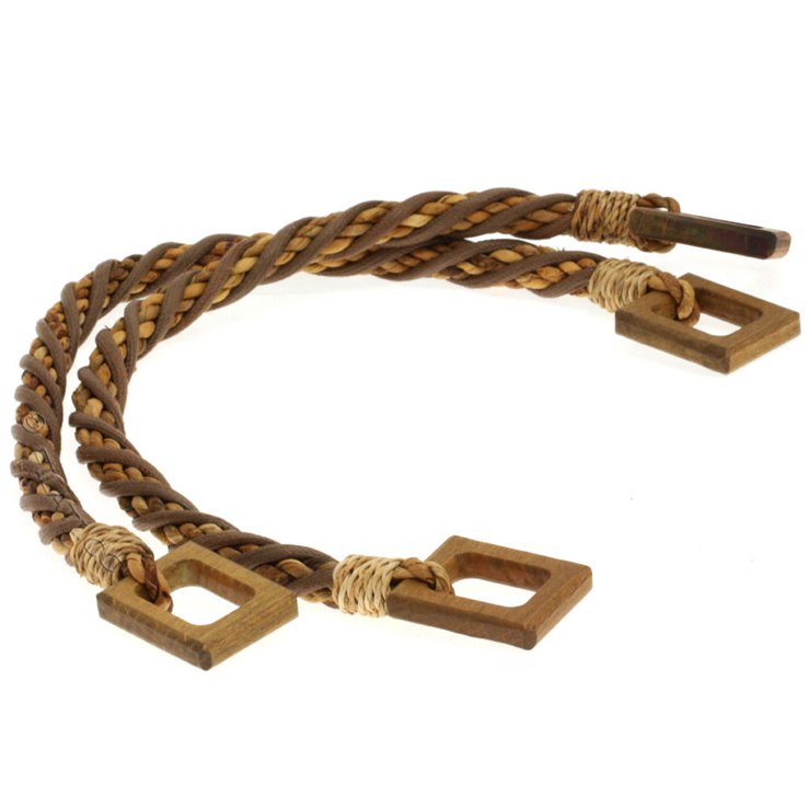 Ručke torbe Madeleine 615108 | 108-svijetao/mitla/tamno smeđa