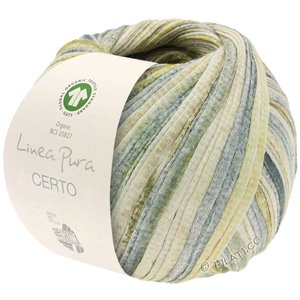 Lana Grossa CERTO Print (Linea Pura) | 110-zelena žuta/priroda/maslinovo/bež/siva