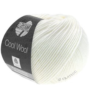 Lana Grossa COOL WOOL   Uni | 0431-bijela