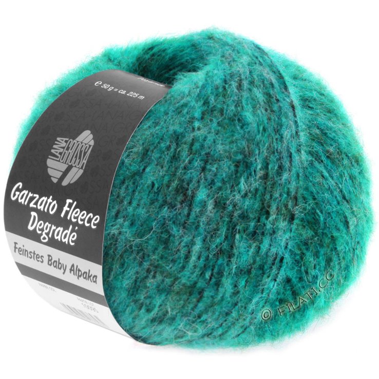Lana Grossa GARZATO Fleece Uni/Print/Dégradé | 301-svjetlo petrol/srednji petrol/tamno petrol