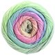 Lana Grossa GOMITOLO ALOHA | 301-roze/breskva/svijetlo zelena/svjetloplav/svijetlo siva/jorgovan