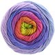 Lana Grossa GOMITOLO ALOHA | 302-tirkiz/crveno/pistać/senf žuta/lavanda/narančasta
