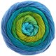 Lana Grossa GOMITOLO ALOHA | 304-tirkiz/plavo/smaragd/jabuka zelena/žuto oliv/nebesko plavetnilo