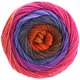 Lana Grossa GOMITOLO ALOHA | 307-noć Plava/ plava ljubičasta/Zyklam/ bordo/smeđe narančasta/crvenosmeđi/roze