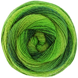 Lana Grossa GOMITOLO VERSIONE | 447-lipa zeleno/zeleno/trava zelena/tamnozelena/tamnozelene boje