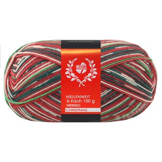 Lana Grossa MEILENWEIT 6-FACH 150g Merino Christmas