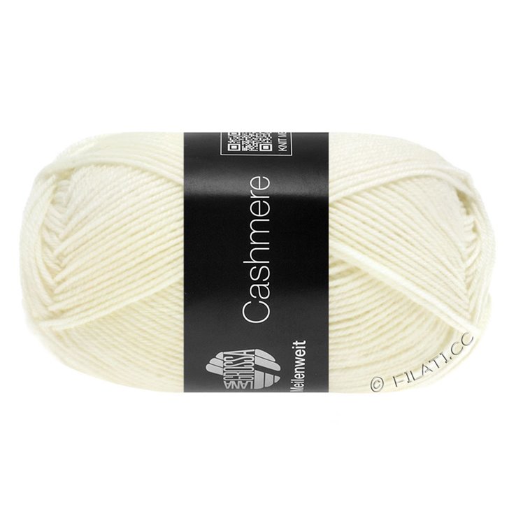 Lana Grossa MEILENWEIT 50g Cashmere | 01-bijela