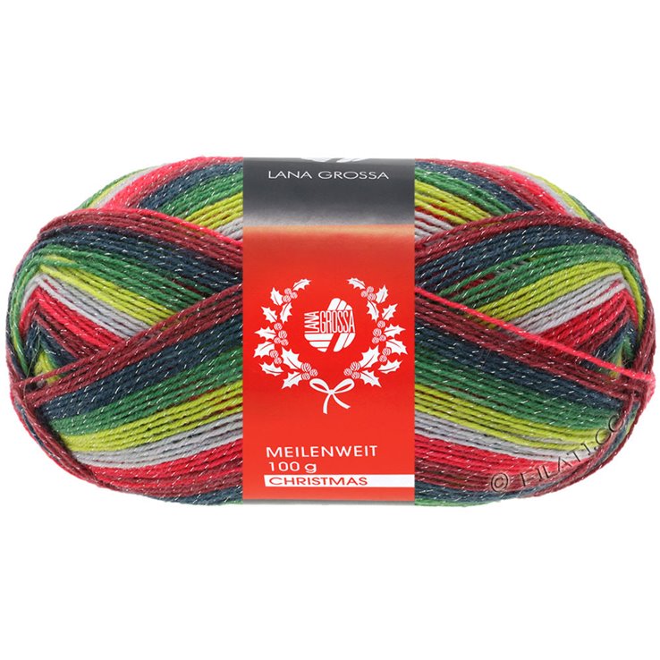 Lana Grossa MEILENWEIT 100g Christmas Lurex | 6761-