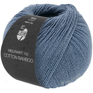 Lana Grossa MEILENWEIT 100g Cotton Bamboo | 34-farmerke plavo