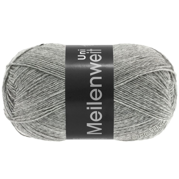 Lana Grossa MEILENWEIT 100g | 1103-siva prosarana