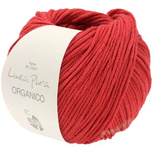 Lana Grossa ORGANICO  Uni (Linea Pura) | 138-ruža crveno