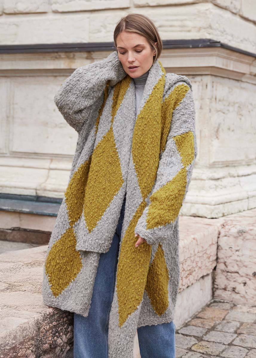 Lana Grossa OVERSIZEMANTEL Caramella