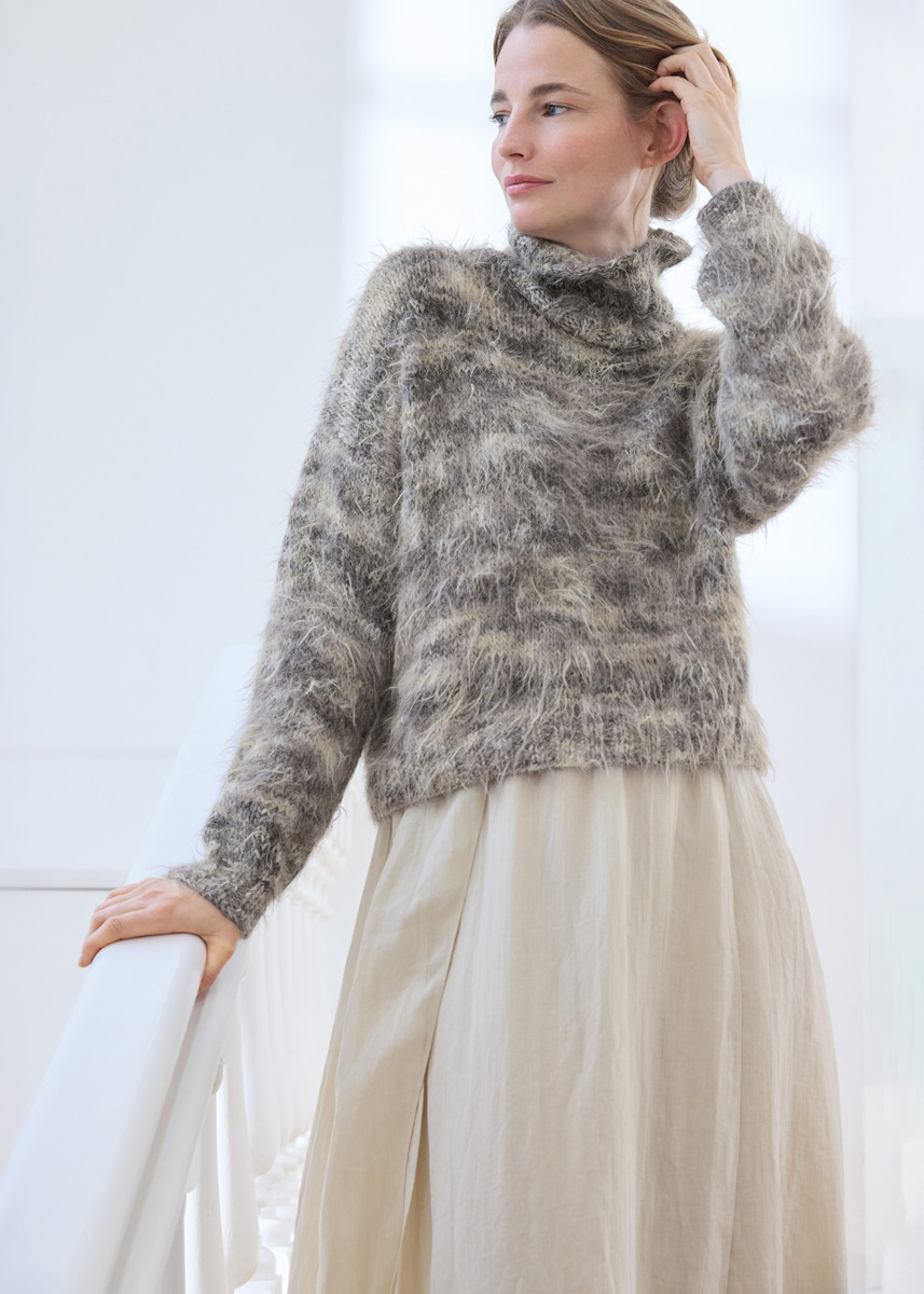 Lana Grossa ROLLKRAGENPULLOVER Basta Stampa