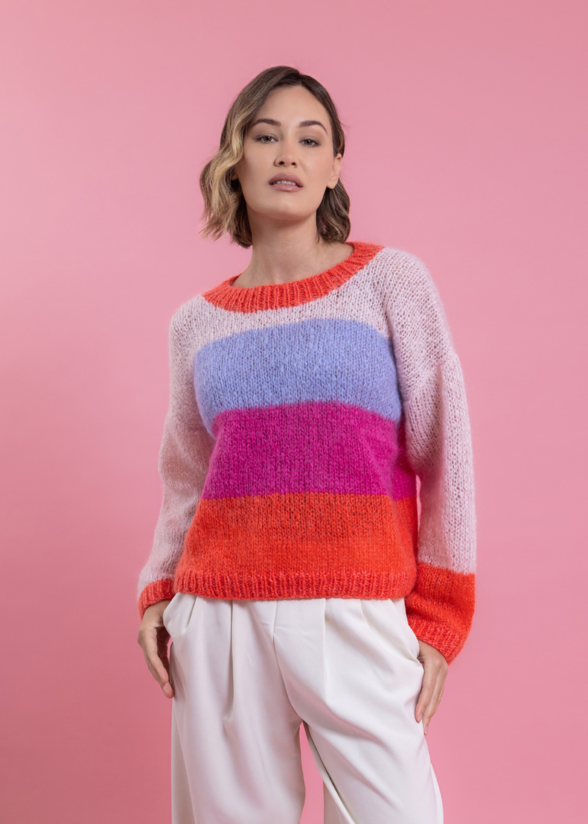 Lana Grossa PULLOVER Mohair Moda & Ecopuno
