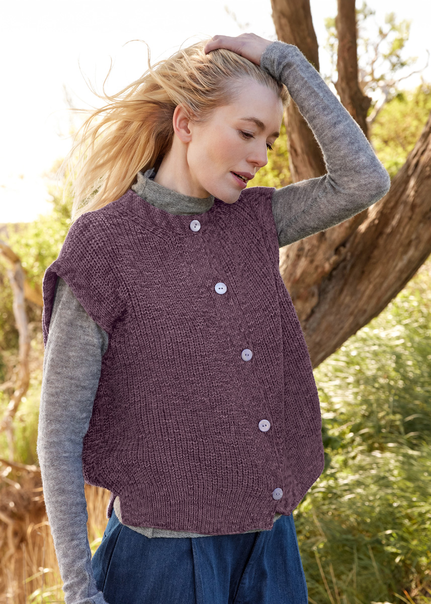 Lana Grossa HALBPATENT-WESTE Cool Wool Vintage