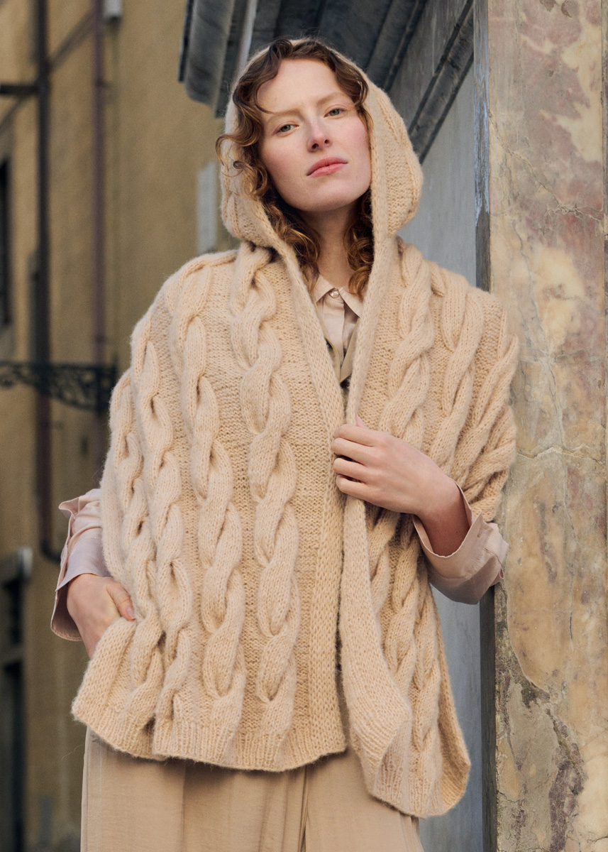 Lana Grossa KAPUZEN-SCHAL Nebbia