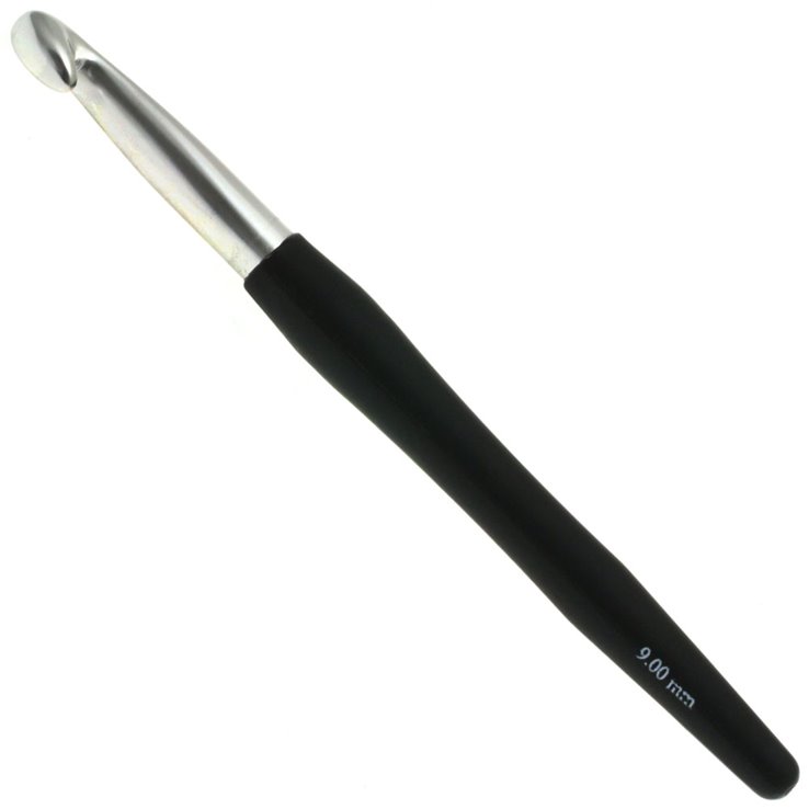 Lana Grossa Heklica / Kukica za vunu sa mekanom drškom (aluminijum) 9,0